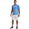 imageUnder Armour Mens Fish Strike ShortSleeve TShirtCarolina Blue 475Halo Gray