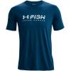 imageUnder Armour Mens Fish Strike ShortSleeve TShirtDeep Sea 458Stone