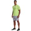 imageUnder Armour Mens Fish Strike ShortSleeve TShirtLime Foam 368Carolina Blue