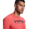 imageUnder Armour Mens Fish Strike ShortSleeve TShirtVenom Red 690Black