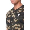 imageUnder Armour Mens Project Rock All Over Print Short Sleeve T Shirt251 Bayou  Pitch Gray  White