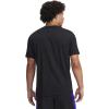 imageUnder Armour Mens Project Rock Iron Short Sleeve T Shirt001 Black   Team Royal