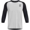 imageUnder Armour Mens Utility 34 Performance Shirt011 Mod Gray Full Heather  Black  Black