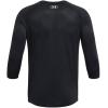 imageUnder Armour Mens Utility 34 Performance Shirt011 Mod Gray Full Heather  Black  Black