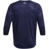 imageUnder Armour Mens Utility 34 Performance Shirt014 Mod Gray Full Heather  Midnight Navy  Midnight Navy