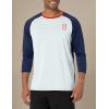 imageUnder Armour Mens Utility 34 Performance Shirt100 White  Midnight Navy  Red