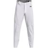 imageUnder Armour Mens Utility Baseball Pant Closed 22100 White   Black