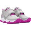imageUnder Armour UnisexChild Pre School Zone Basketball 2 Shoe101 Halo GrayDistant GrayVivid Magenta
