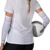 imageUnder Armour Volleyball Padded Elbow Sleeves  Compression Sleeves for Arm Protection ampamp Comfort  SewFree Volleyball GearWhite