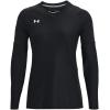 imageUnder Armour Womens UA Volleyball Powerhouse 20 Long Sleeve Jersey  HeatGear Fabric with Mesh PanelsBlack  White