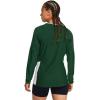 imageUnder Armour Womens UA Volleyball Powerhouse 20 Long Sleeve Jersey  HeatGear Fabric with Mesh PanelsForest Green  White