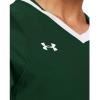imageUnder Armour Womens UA Volleyball Powerhouse 20 Long Sleeve Jersey  HeatGear Fabric with Mesh PanelsForest Green  White