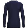 imageUnder Armour Womens UA Volleyball Powerhouse 20 Long Sleeve Jersey  HeatGear Fabric with Mesh PanelsMidnight Navy  White