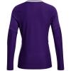 imageUnder Armour Womens UA Volleyball Powerhouse 20 Long Sleeve Jersey  HeatGear Fabric with Mesh PanelsPurple  White
