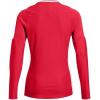 imageUnder Armour Womens UA Volleyball Powerhouse 20 Long Sleeve Jersey  HeatGear Fabric with Mesh PanelsRed  White  600