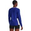 imageUnder Armour Womens UA Volleyball Powerhouse 20 Long Sleeve Jersey  HeatGear Fabric with Mesh PanelsRoyal  White