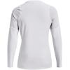 imageUnder Armour Womens UA Volleyball Powerhouse 20 Long Sleeve Jersey  HeatGear Fabric with Mesh PanelsWhite  Pitch Gray