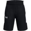 imageUnder Armour Boys Baseline Basketball Shorts001 Black   White