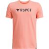 imageUnder Armour Boys Project Rock Payoff 2 Short Sleeve T Shirt896 Aero Orange   Black
