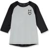 imageUnder Armour Boys Utility 34 Performance Shirt011 Mod Gray Full Heather  Black  Black