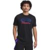 imageUnder Armour Mens Project Rock Iron Short Sleeve T Shirt001 Black   Team Royal