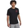 imageUnder Armour Mens Project Rock Short Sleeve T Shirt001 Black  White  Racer Red