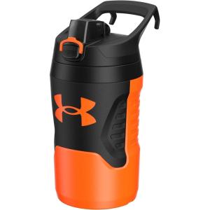 imageUnder Armour 32 oz Insulated Water Bottles  Sports Water Jug with Handle Fence Hook Leak Resistant for Baseball Football ampamp More 32 oz Water Bottles Sports Water Bottle InsulatedBlaze OrangeBlack