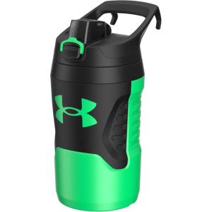 imageUnder Armour 32 oz Insulated Water Bottles  Sports Water Jug with Handle Fence Hook Leak Resistant for Baseball Football ampamp More 32 oz Water Bottles Sports Water Bottle InsulatedVapor GreenBlack