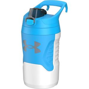 imageUnder Armour 32 oz Insulated Water Bottles  Sports Water Jug with Handle Fence Hook Leak Resistant for Baseball Football ampamp More 32 oz Water Bottles Sports Water Bottle InsulatedWhiteBlue Surf
