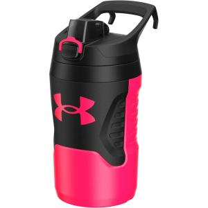 imageUnder Armour 32 oz Insulated Water Bottles  Sports Water Jug with Handle Fence Hook Leak Resistant for Baseball Football ampamp More 32 oz Water Bottles Sports Water Bottle InsulatedPenta PinkBlack