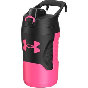 imageUnder Armour 32 oz Insulated Water Bottles  Sports Water Jug with Handle Fence Hook Leak Resistant for Baseball Football ampamp More 32 oz Water Bottles Sports Water Bottle InsulatedCeriseBlack