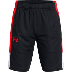 imageUnder Armour Boys Baseline Basketball Shorts002 Black   Racer Red