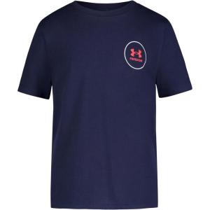 imageUnder Armour Boys Outdoor Short Sleeve TShirt CrewneckAmericana Bavy Bass