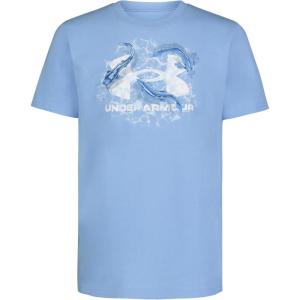 imageUnder Armour Boys Outdoor Short Sleeve TShirt CrewneckHorizon Blue Fish