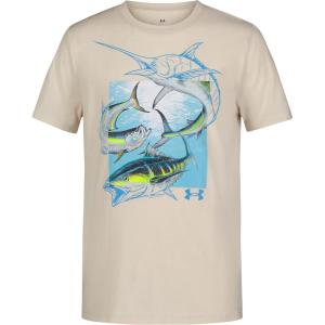 imageUnder Armour Boys Outdoor Short Sleeve TShirt CrewneckSilt Sea Expo