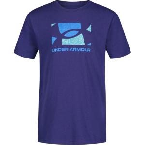 imageUnder Armour Boys Outdoor Short Sleeve TShirt CrewneckSonar Blue Tipped