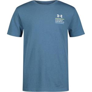 imageUnder Armour Boys Outdoor Short Sleeve TShirt CrewneckStatic Blue Horizon