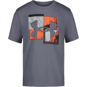 imageUnder Armour Boys Outdoor Short Sleeve TShirt CrewneckTitan Gray Geo