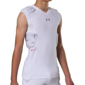 imageUnder Armour Gameday Pro 5Pad Top Youth Padded Compression Shirt FootballWhite Camo