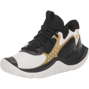 imageUnder Armour Kids Grade School Jet 23 Basketball Shoe100 WhiteBlackMetallic Gold