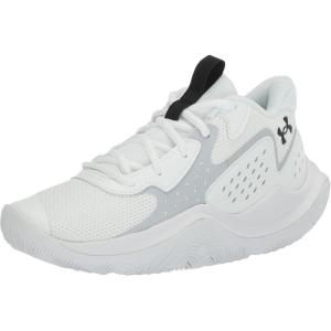 imageUnder Armour Kids Grade School Jet 23 Basketball Shoe100 WhiteHalo GrayBlack