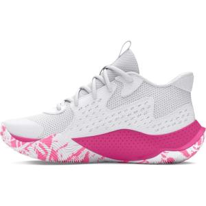 imageUnder Armour Kids Grade School Jet 23 Basketball Shoe101 WhiteFluo PinkAstro Pink