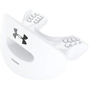 imageUnder Armour Lip Gaurd for Football Football Mouth Guard With Strap Football Mouthpiece Full Mouth Protection Football Mouth Guard for Braces Lip Guard Mouth Piece Adult and Youth Mouth GuardsWhite
