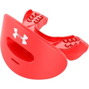 imageUnder Armour Lip Gaurd for Football Football Mouth Guard With Strap Football Mouthpiece Full Mouth Protection Football Mouth Guard for Braces Lip Guard Mouth Piece Adult and Youth Mouth GuardsRed