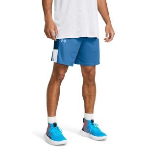 imageUnder Armour Mens Baseline Basketball Shorts444 Viral Blue  Photon Blue  White