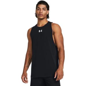 imageUnder Armour Mens Baseline Cotton Tank005 Black   White