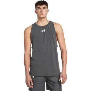 imageUnder Armour Mens Baseline Cotton Tank025 Castlerock   White