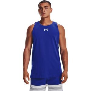 imageUnder Armour Mens Baseline Cotton Tank400 Royal   White