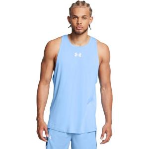 imageUnder Armour Mens Baseline Cotton Tank466 Horizon Blue   Tech Blue