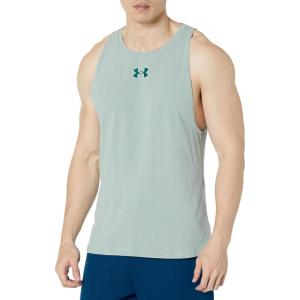 imageUnder Armour Mens Baseline Cotton Tank781 Opal Green   Tourmaline Teal